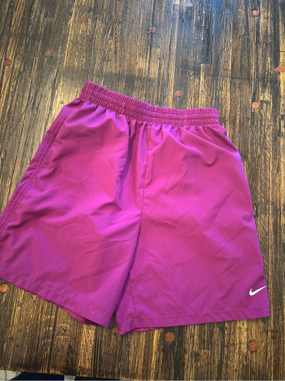 Nike kids Magenta Athletic Shorts